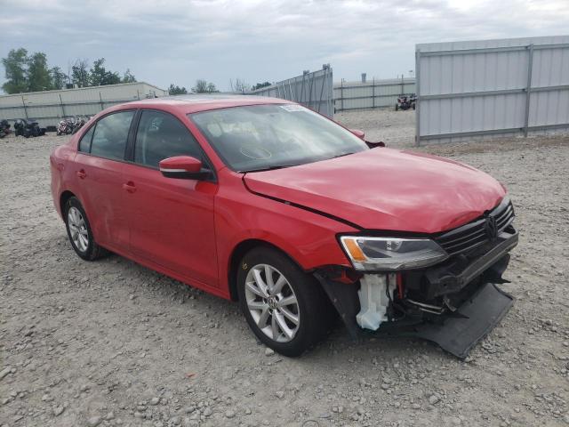 VOLKSWAGEN JETTA SE 2012 with VIN 3VWDP7AJ0CM385541 - Photo from auction