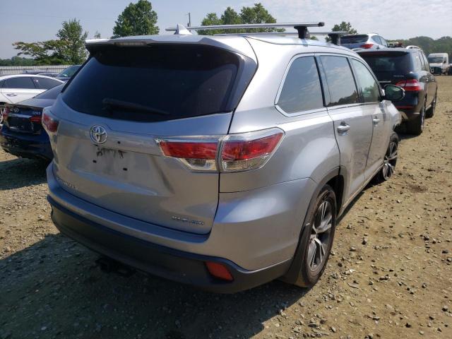 Photo 4 from auction – 2016 TOYOTA HIGHLANDER with VIN 5TDJKRFHXGS282705