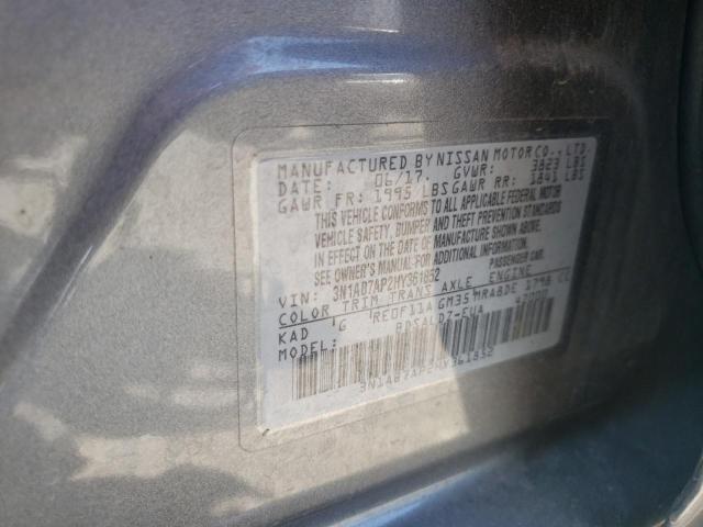 Photo 10 from auction – 2017 NISSAN SENTRA S with VIN 3N1AB7AP2HY361852