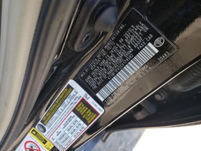 Photo 10 from auction – 2012 TOYOTA CAMRY BASE with VIN 4T1BF1FK2CU179592