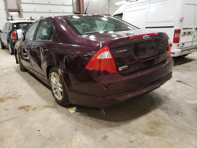 Photo 3 from auction – 2012 FORD FUSION S with VIN 3FAHP0GA7CR361216