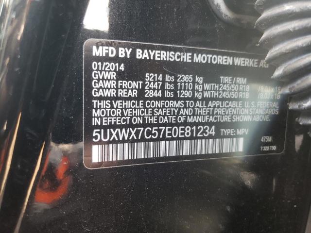Photo 10 from auction – 2014 BMW X3 XDRIVE3 with VIN 5UXWX7C57E0E81234