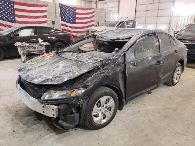 Photo 2 from auction – 2015 HONDA CIVIC LX with VIN 19XFB2F57FE091366