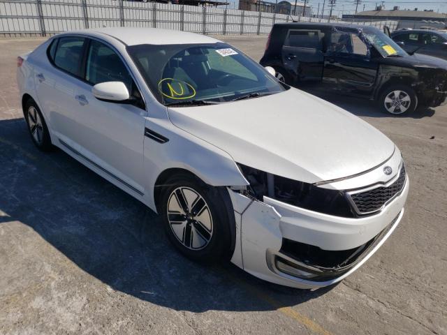 KIA OPTIMA HYB 2012 with VIN KNAGM4AD3C5028357 - Photo from auction