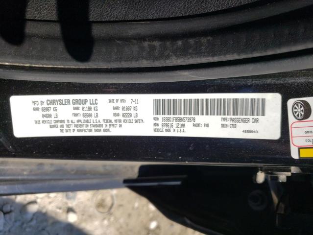 Photo 10 from auction – 2011 DODGE AVENGER MA with VIN 1B3BD1FB5BN573978