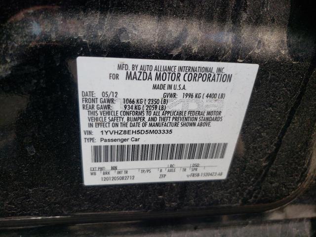 Photo 10 from auction – 2013 MAZDA 6 TOURING with VIN 1YVHZ8EH5D5M03335