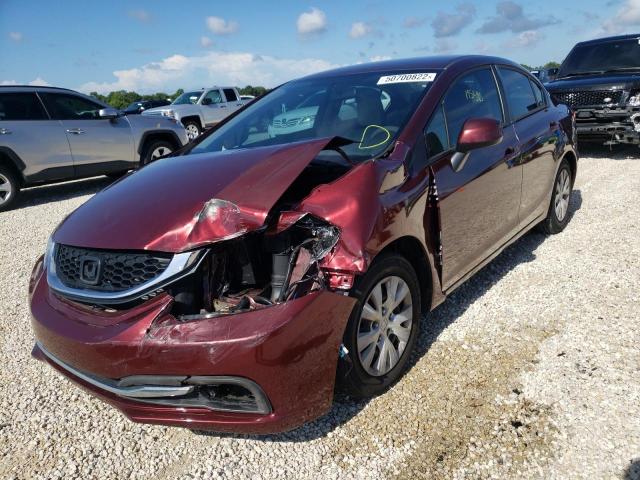 Photo 2 from auction – 2012 HONDA CIVIC LX with VIN 19XFB2F56CE104975