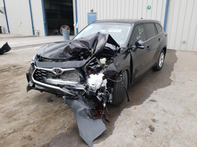 Photo 2 from auction – 2021 TOYOTA HIGHLANDER with VIN 5TDCZRAH9MS086584