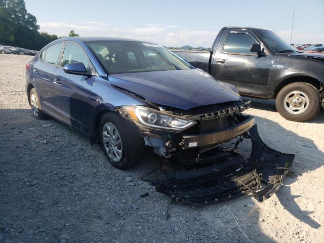 HYUNDAI ELANTRA SE 2017 with VIN 5NPD74LF6HH066152 - Photo from auction