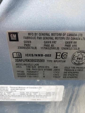 Photo 10 from auction – 2014 CHEVROLET EQUINOX LT with VIN 2GNFLFEK3E6225369