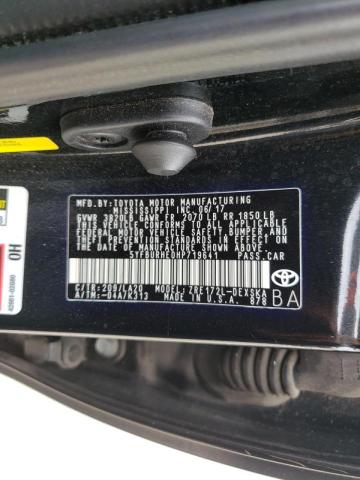 Photo 10 from auction – 2017 TOYOTA COROLLA L with VIN 5YFBURHE0HP719641