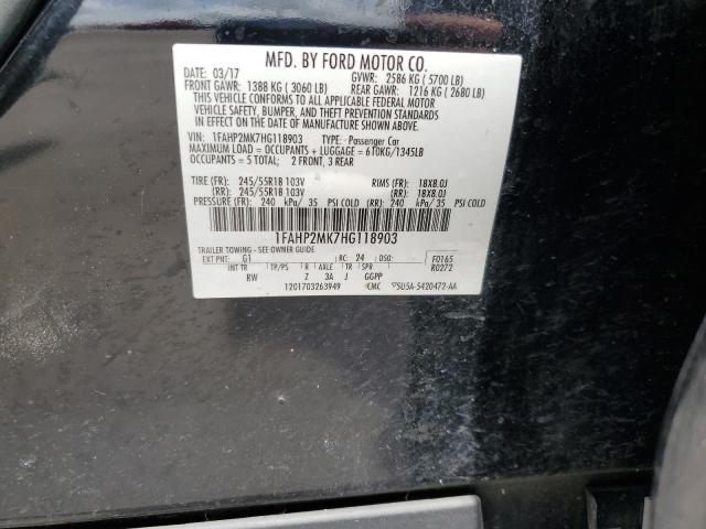 Photo 10 from auction – 2017 FORD TAURUS POL with VIN 1FAHP2MK7HG118903