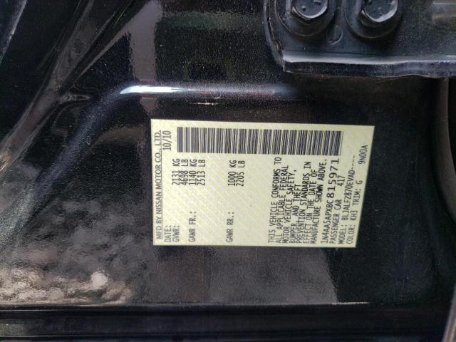 Photo 10 from auction – 2011 NISSAN MAXIMA S with VIN 1N4AA5APXBC815971