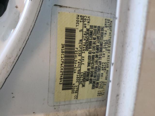 Photo 10 from auction – 2012 NISSAN VERSA S with VIN 3N1BC1CP6CK294843