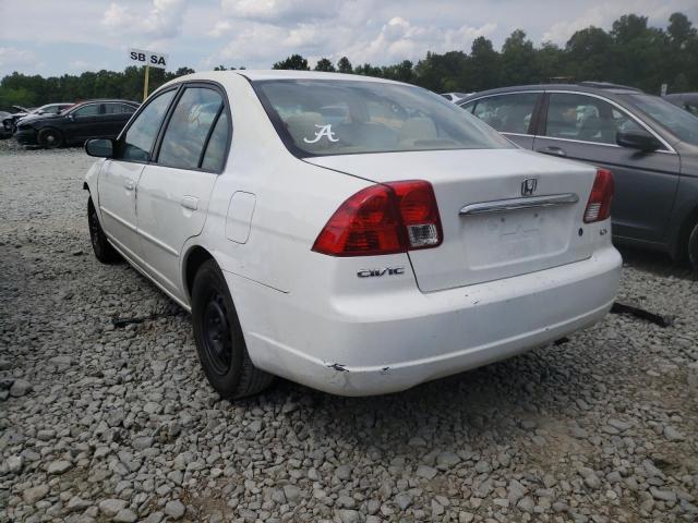 Photo 3 from auction – 2003 HONDA CIVIC with VIN 2HGES26883H603613