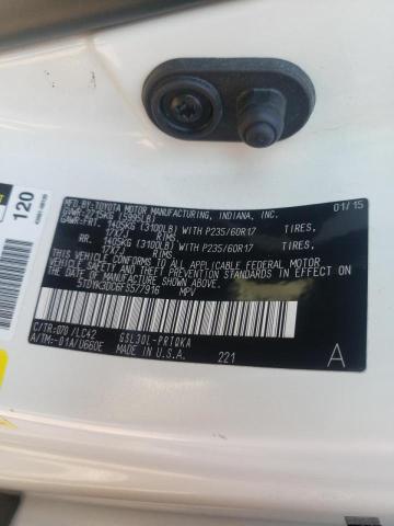 Photo 10 from auction – 2015 TOYOTA SIENNA XLE with VIN 5TDYK3DC6FS577916