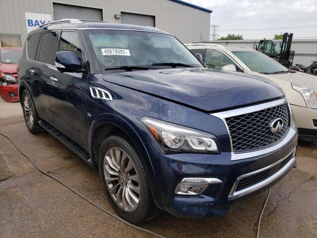 INFINITI QX80 BASE 2017 with VIN JN8AZ2NE8H9160083 - Photo from auction