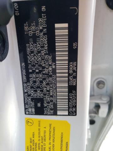 Photo 10 from auction – 2009 TOYOTA HIGHLANDER with VIN JTEES42A192125163