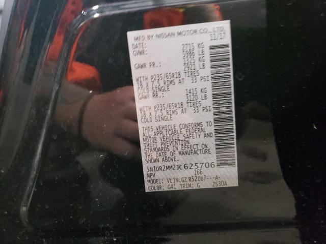 Photo 10 from auction – 2018 NISSAN PATHFINDER with VIN 5N1DR2MM2JC625706