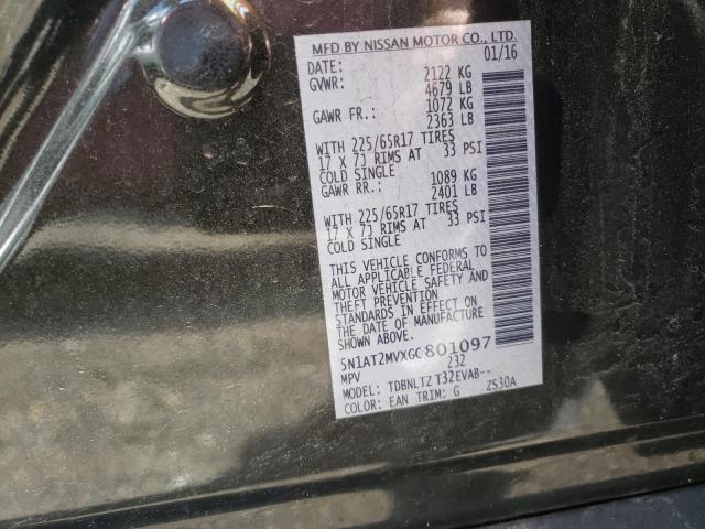 Photo 10 from auction – 2016 NISSAN ROGUE S with VIN 5N1AT2MVXGC801097
