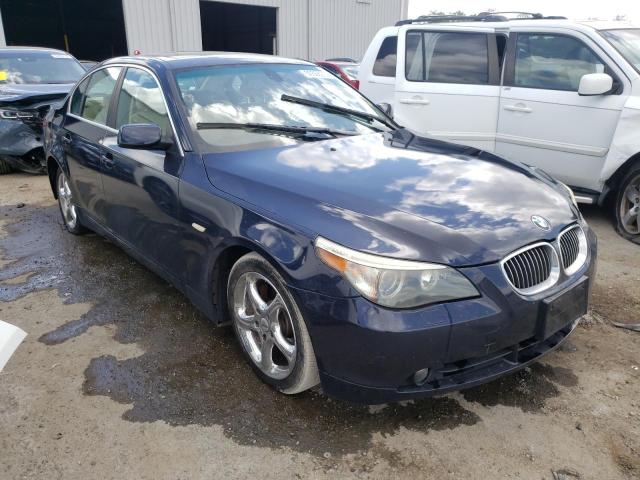 BMW 530 I 2007 with VIN WBANE73587CM52436 - Photo from auction