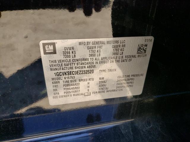Photo 10 from auction – 2014 CHEVROLET SILVERADO with VIN 1GCVKSEC9EZ232520