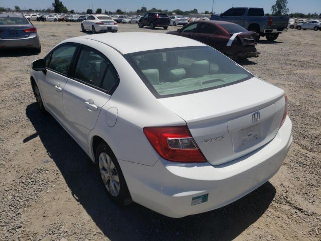Photo 3 from auction – 2012 HONDA CIVIC LX with VIN 19XFB2F59CE306449