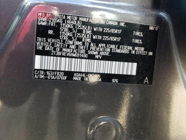 Photo 10 from auction – 2017 TOYOTA RAV4 LE with VIN 2T3BFREV6HW691400