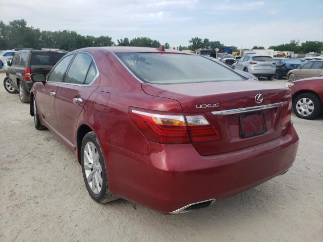 Photo 3 from auction – 2010 LEXUS LS 460 with VIN JTHCL5EF7A5005035