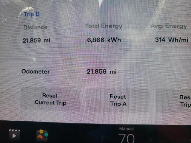 Photo 8 from auction – 2021 TESLA MODEL Y with VIN 5YJYGDEE4MF090660