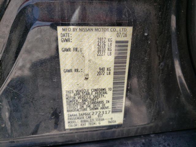 Photo 10 from auction – 2016 NISSAN ALTIMA 2.5 with VIN 1N4AL3AP6GC272317