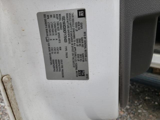 Photo 10 from auction – 2012 CHEVROLET SILVERADO with VIN 1GC1KVC89CF176429