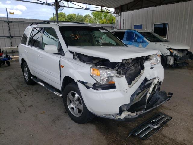 HONDA PILOT EXL 2007 with VIN 5FNYF285X7B034553 - Photo from auction