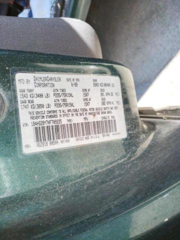 Photo 10 from auction – 1999 DODGE DURANGO with VIN 1B4HS28Y7XF709225