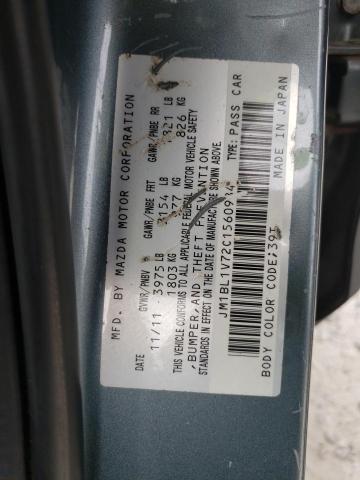 Foto 10 de la subasta – 2012 MAZDA 3 I con VIN JM1BL1V72C1560984