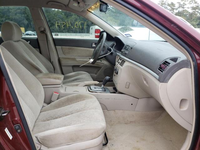 Photo 5 from auction – 2007 HYUNDAI SONATA GLS with VIN 5NPET46C07H265200