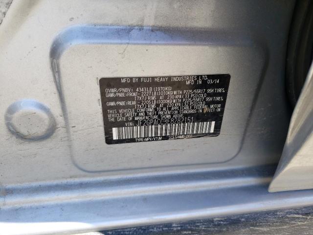 Photo 10 from auction – 2014 SUBARU XV CROSSTR with VIN JF2GPACC3E8282151