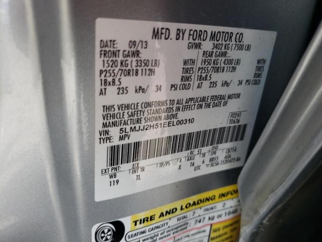 Photo 10 from auction – 2014 LINCOLN NAVIGATOR with VIN 5LMJJ2H51EEL00310