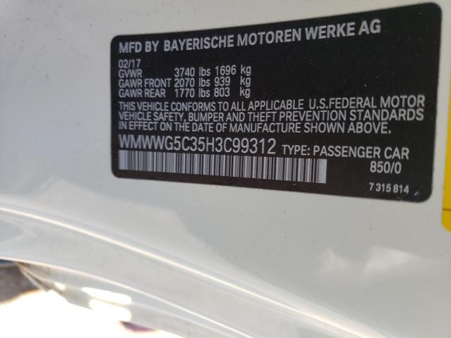 Photo 10 from auction – 2017 MINI COOPER with VIN WMWWG5C35H3C99312