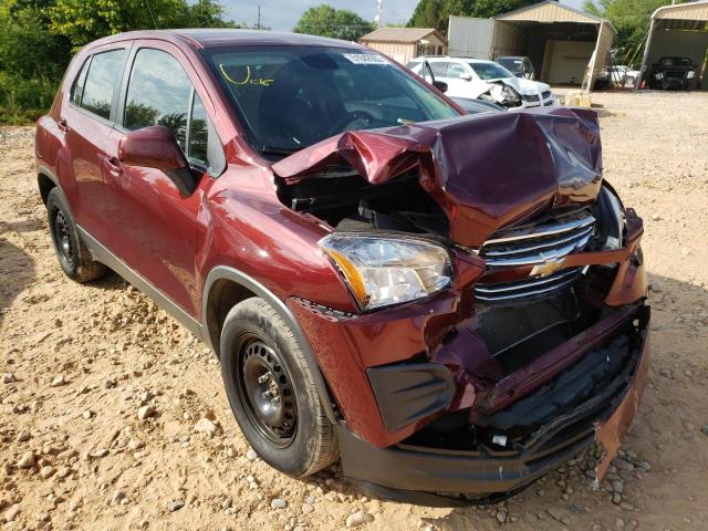CHEVROLET TRAX LS 2016 with VIN 3GNCJKSB9GL278890 - Photo from auction