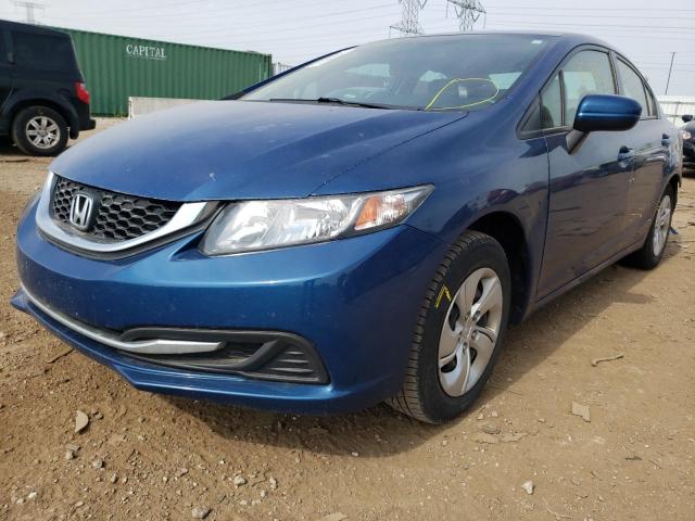 Photo 2 from auction – 2014 HONDA CIVIC LX with VIN 19XFB2F52EE084470