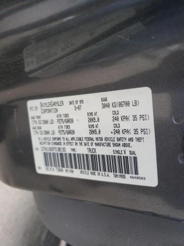 Photo 10 from auction – 2007 DODGE RAM 1500 S with VIN 1D7HU18207S186193