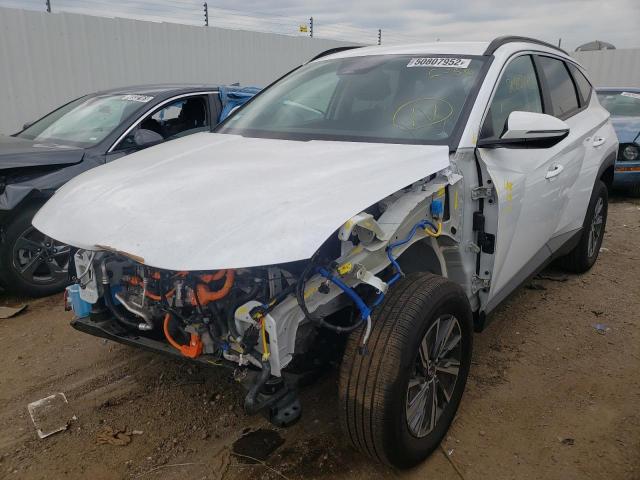 Photo 2 from auction – 2022 HYUNDAI TUCSON BLU with VIN KM8JBCA14NU052685