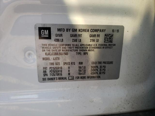 Photo 10 from auction – 2020 BUICK ENCORE ESS with VIN KL4CJCSB8LB041960