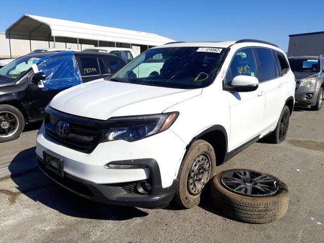 Photo 2 from auction – 2021 HONDA PILOT SE with VIN 5FNYF6H26MB006855