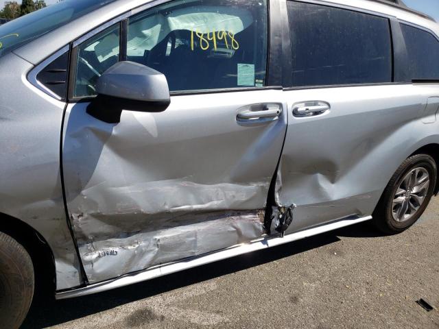 Photo 9 from auction – 2021 TOYOTA SIENNA LE with VIN 5TDBRKEC3MS029895
