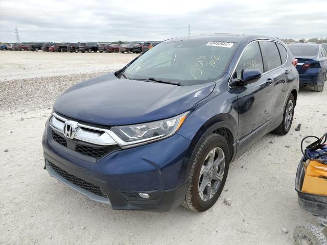 Photo 2 from auction – 2017 HONDA CR-V EXL with VIN 7FARW1H88HE013702