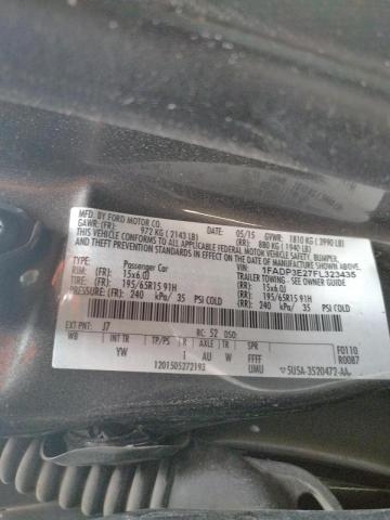 Photo 10 from auction – 2015 FORD FOCUS S with VIN 1FADP3E27FL323435
