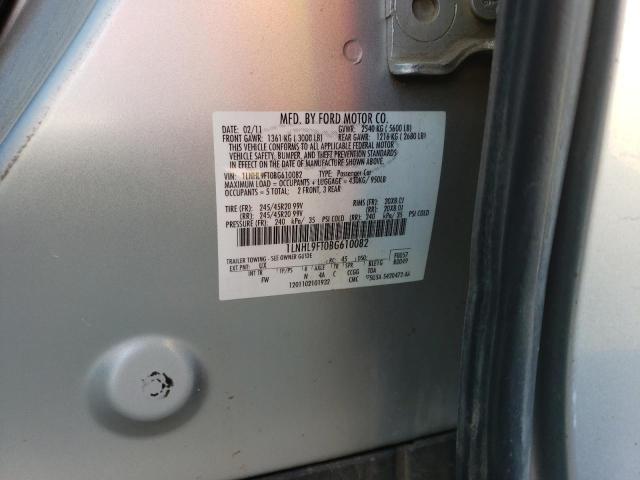 Photo 10 from auction – 2011 LINCOLN MKS with VIN 1LNHL9FT0BG610082