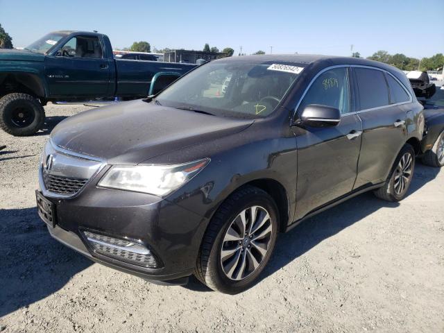 Photo 2 from auction – 2015 ACURA MDX TECHNO with VIN 5FRYD3H42FB007900